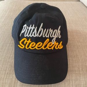 Woman’s Pittsburgh Steelers hat